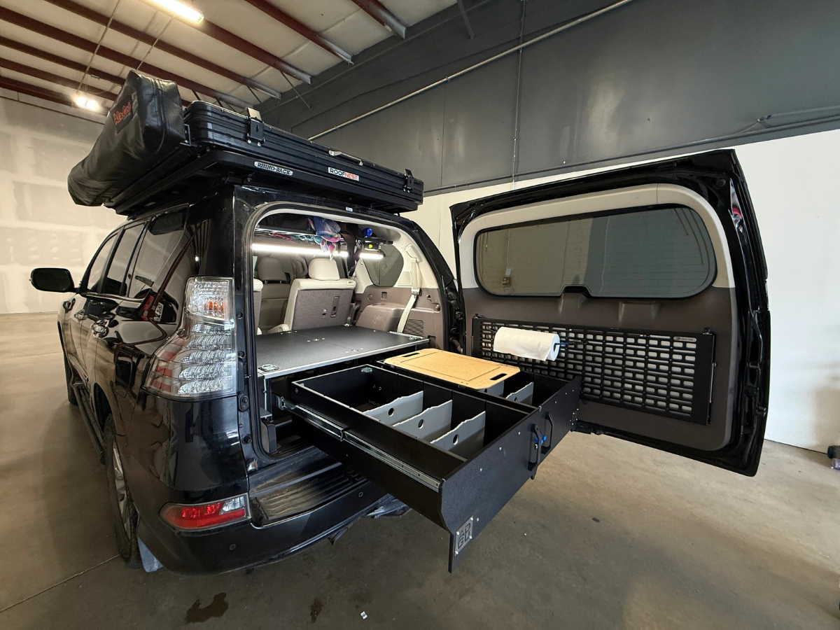 Lexus GX460 drawer system