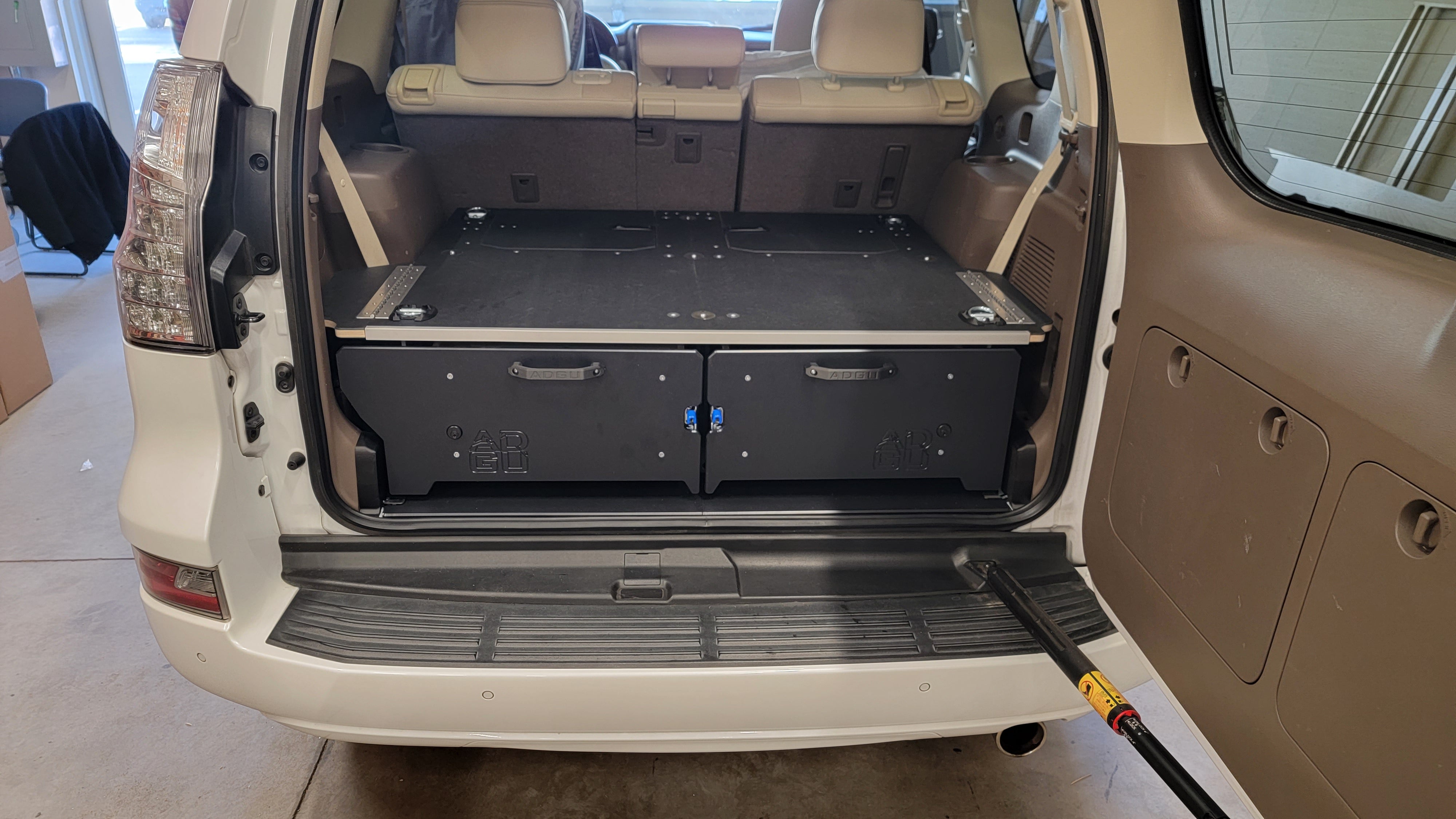 Lexus GX460  lockable Drawers for Overland Expedition Adventure travel 