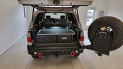 3rd Gen Toyota 4Runner Sleeping Platform, drawer and fridge