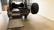 80 Series Land Cruiser Dedicated Kitchen. Fridge Slide, storage drawer, stove tray