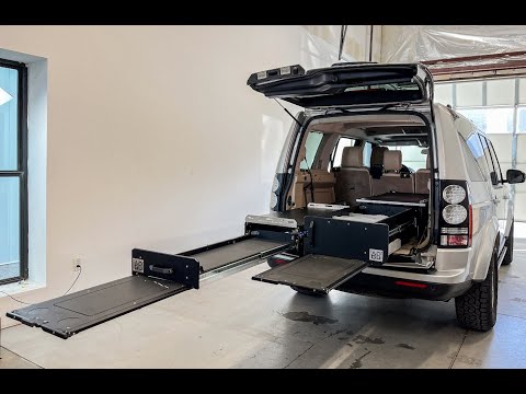 Land Rover LR4 3 Stage Fridge Slide Kitchen
